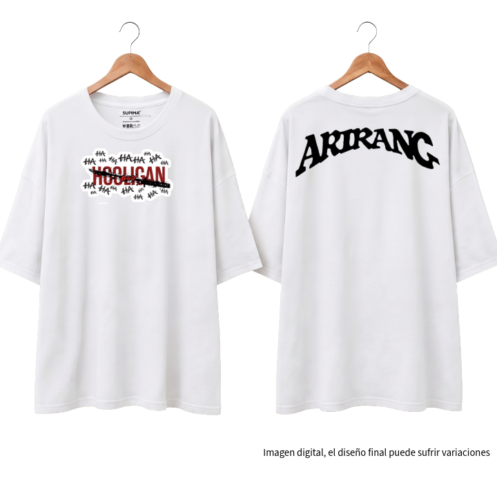 Remera Oversize "Hooligan Arirang: BTS Edition" Fanmade