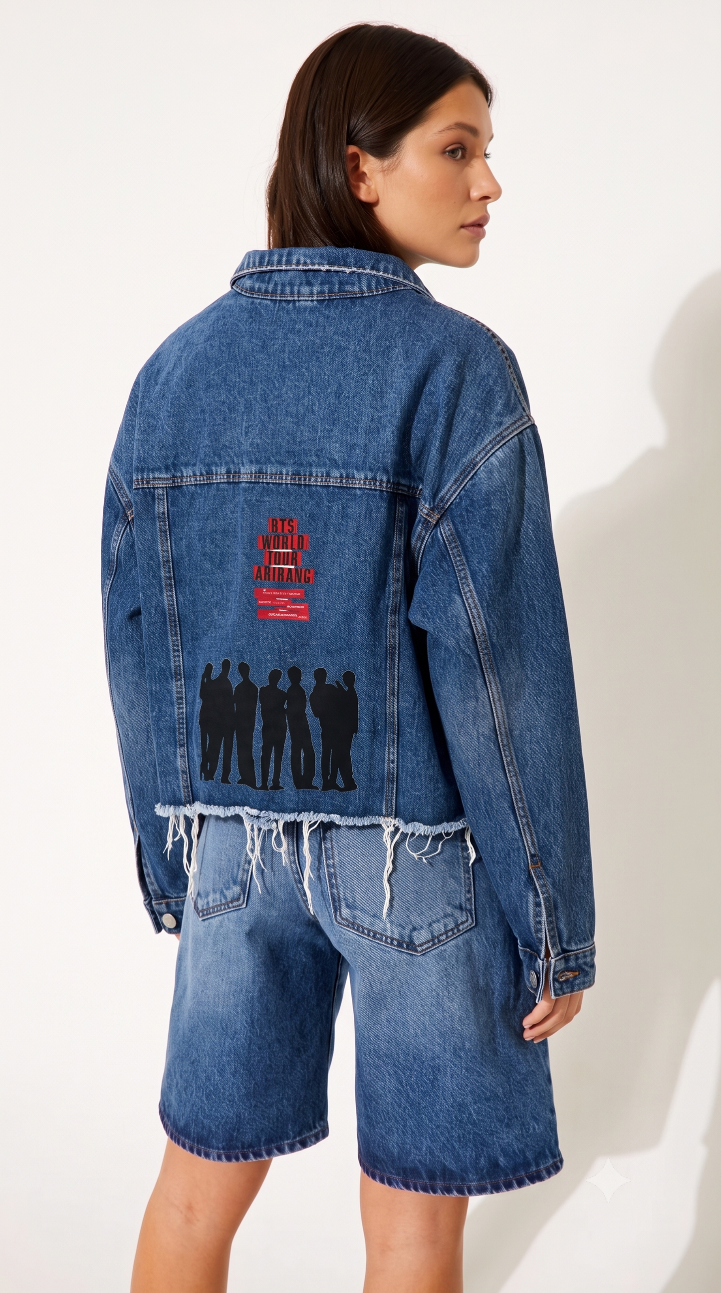 Chaqueta Denim "World Tour Arirang: BTS Edition" Fanmade