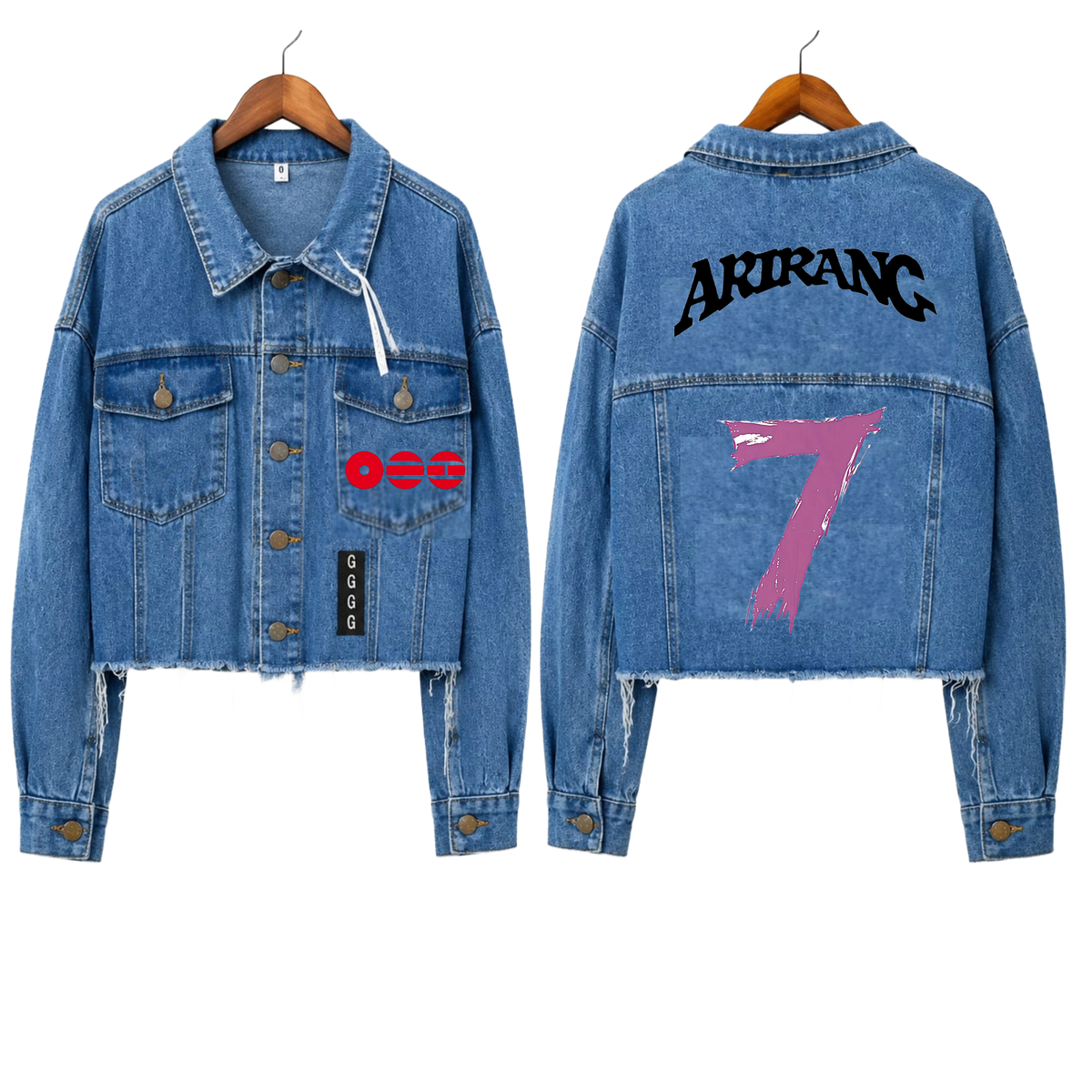 Chaqueta Denim "Arirang 7" – Edición Especial BTS Fanmade