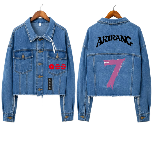 Chaqueta Denim "Arirang 7" – Edición Especial BTS Fanmade