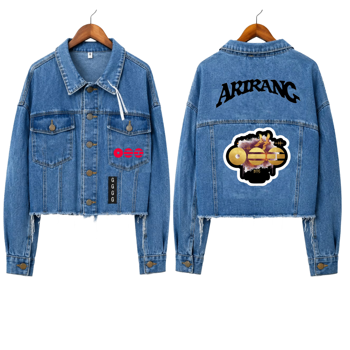 Chaqueta Denim "Golden Arirang: BTS Edition" Fanmade
