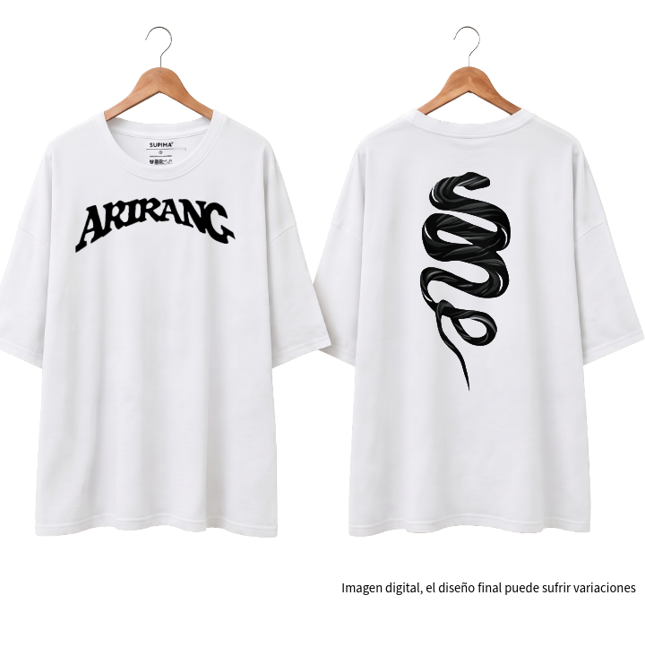 Remera Oversize "Arirang Snake: BTS Edition" Fanmade