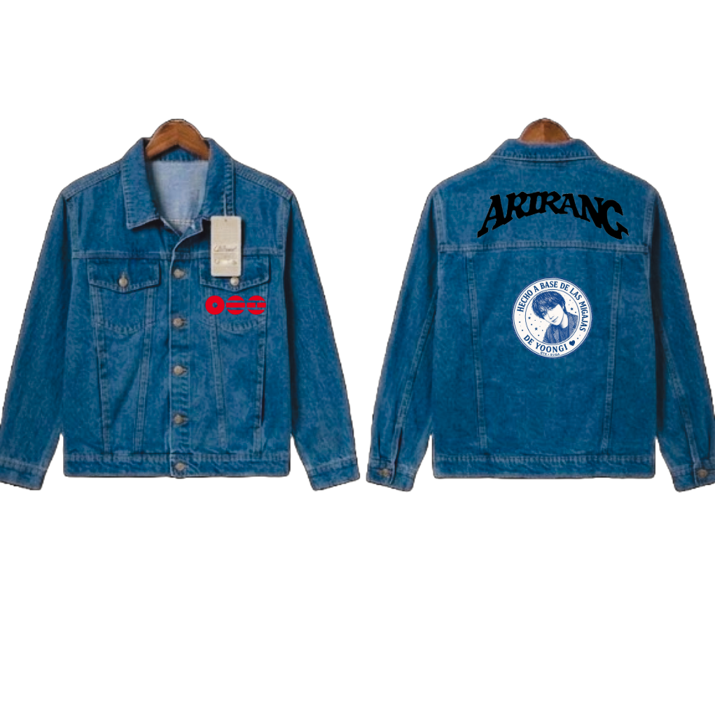 Chaqueta Denim "Suga Stamp: Arirang Edition" Fanmade