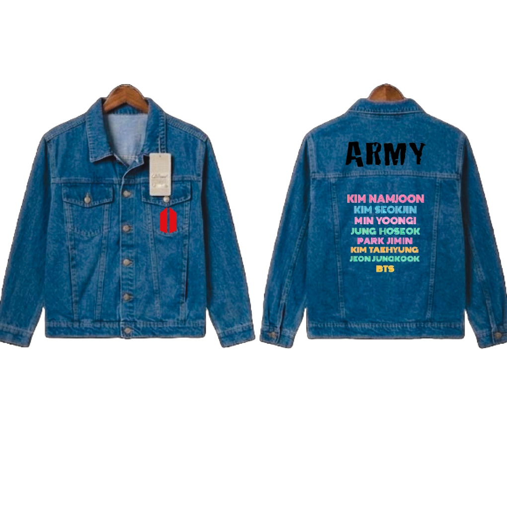 Chaqueta Denim "The Fanchant: ARMY Edition" Fanmade