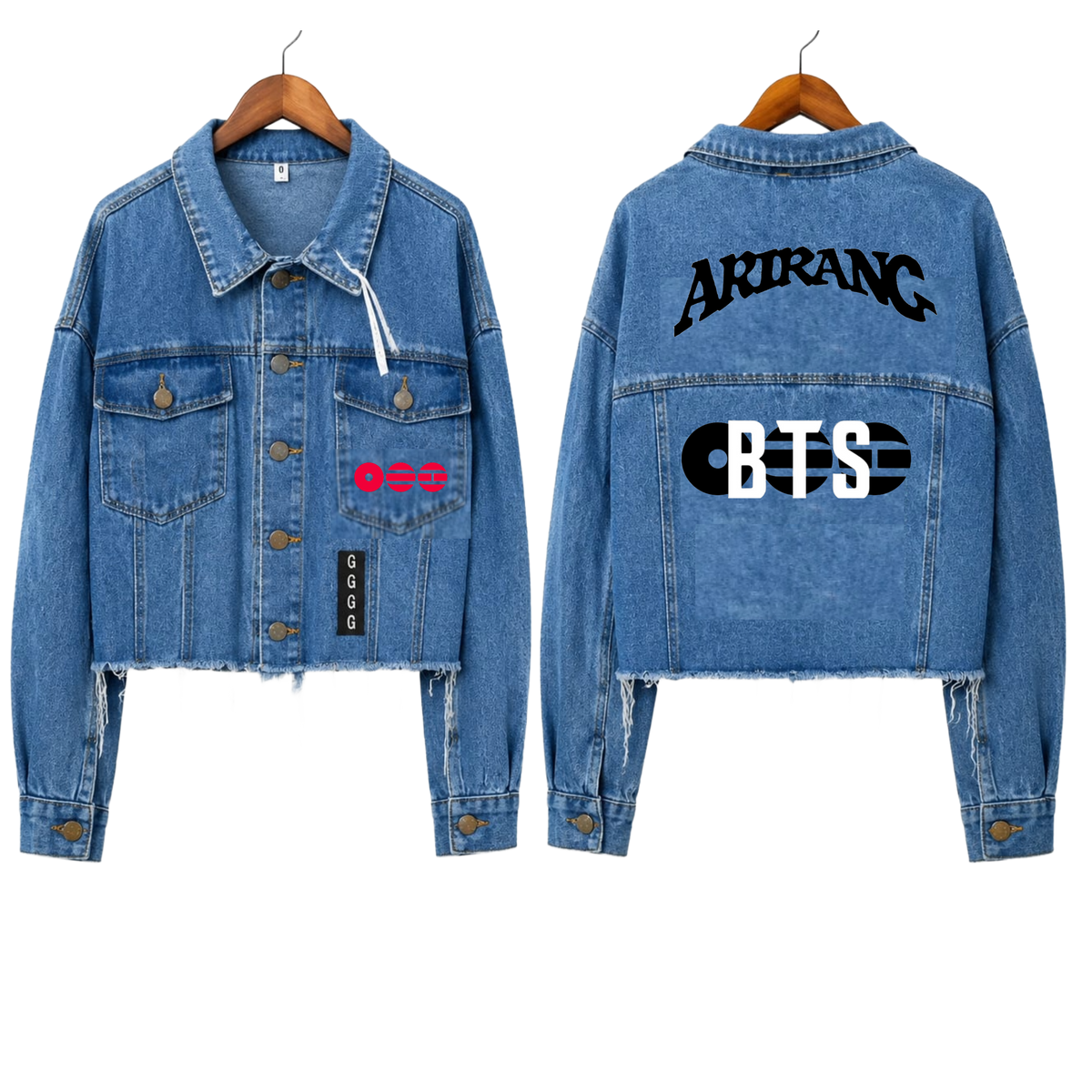 Chaqueta Denim "Arirang Classic: BTS Edition" Fanmade