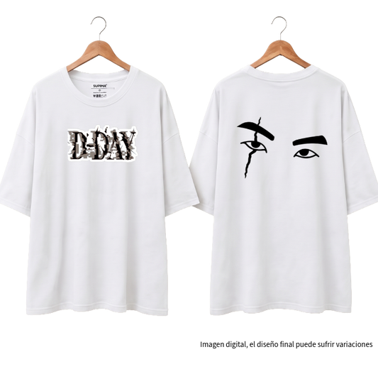 Remera Oversize "D-Day Eyes: Suga Agust D Edition" Fanmade