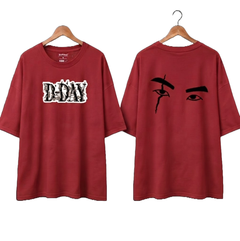 Remera Oversize "D-Day Eyes: Suga Agust D Edition" Fanmade