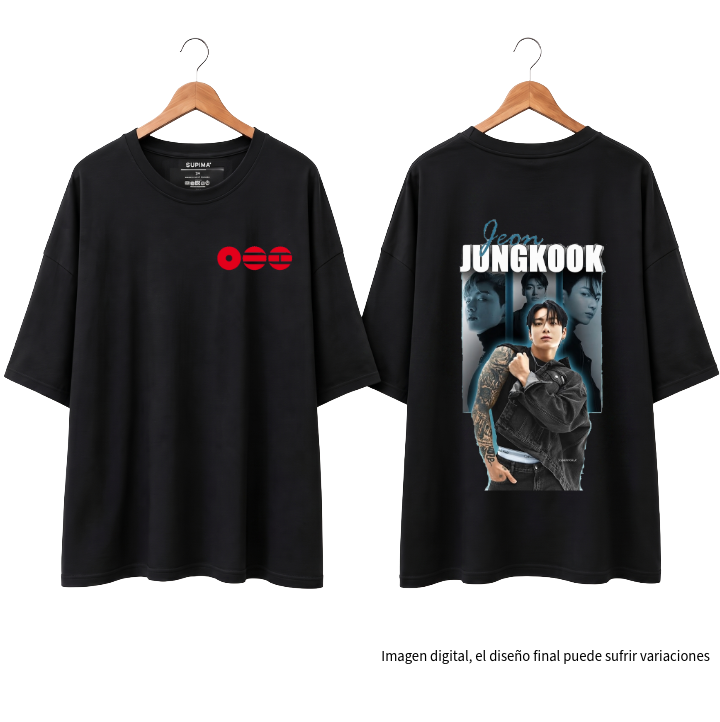 Remera Oversize "Golden Maknae: Jungkook Edition" Fanmade