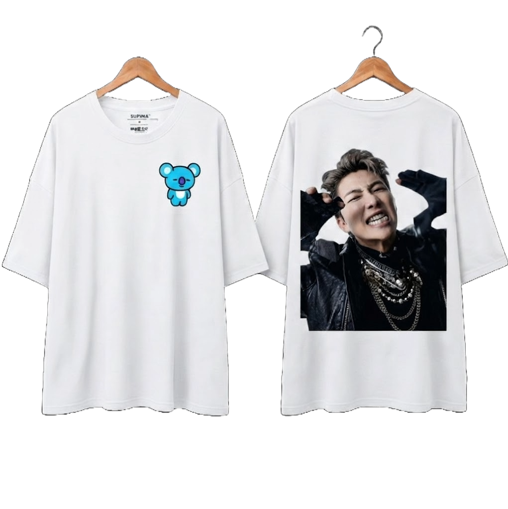 Remera Oversize "Please give me leader: Namjoon juseyo" Fanmade