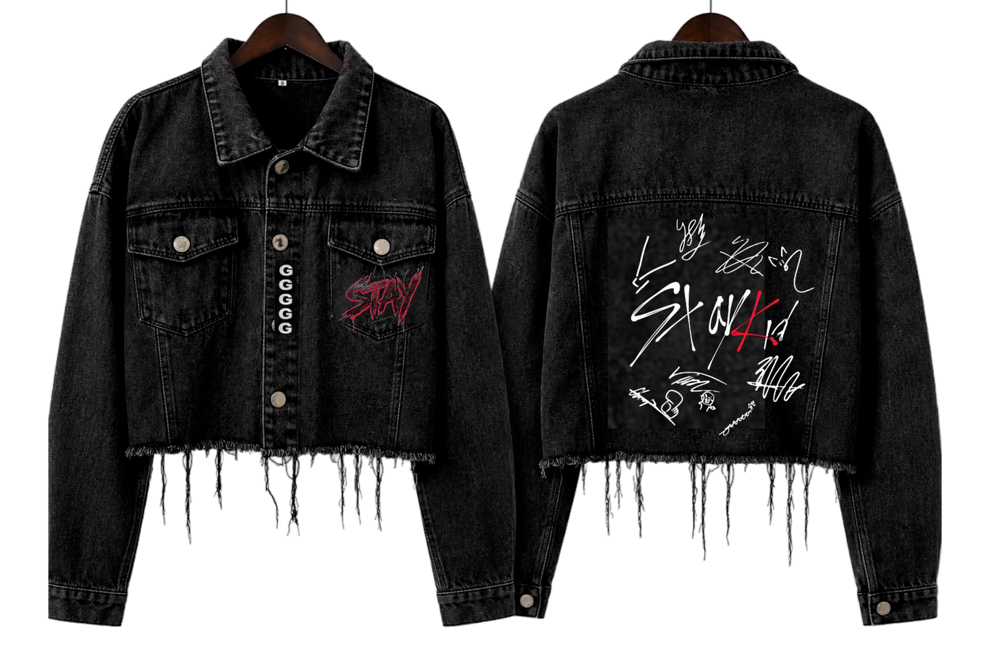 Chaqueta Denim "Signed Legacy" – Edición Stray Kids Fanmade