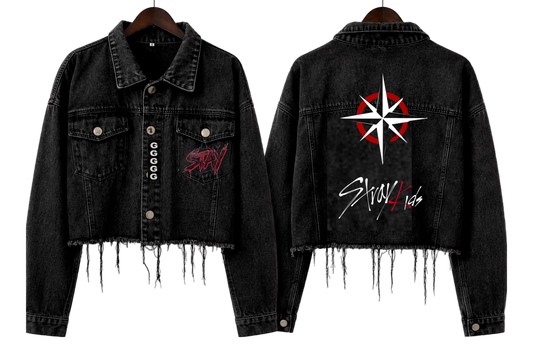 Chaqueta de Jeans inspirada en Stray Kids STAY 1