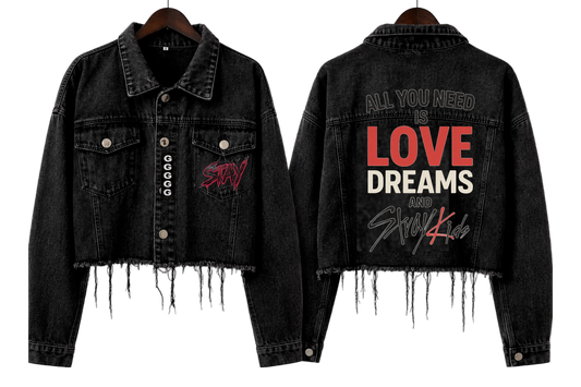 Chaqueta de Jeans inspirada en Stray kids STAY 2