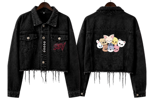 Chaqueta de Jeans inspirada en Stray Kids STAY 4