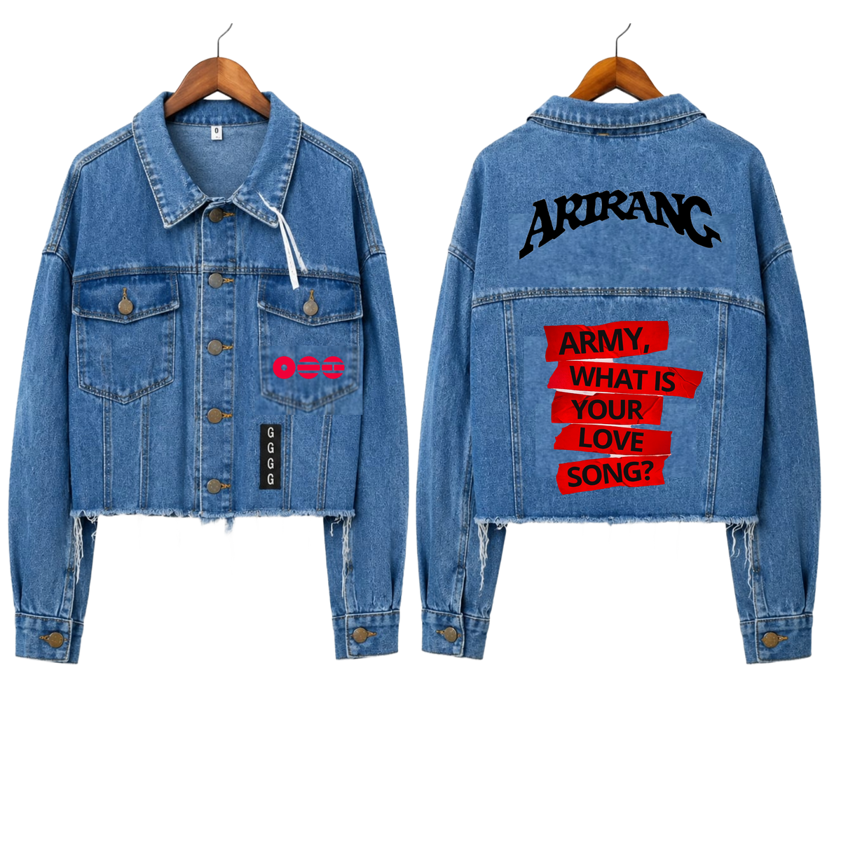Chaqueta Denim "What Is Your Love Song?: BTS Edition" Fanmade