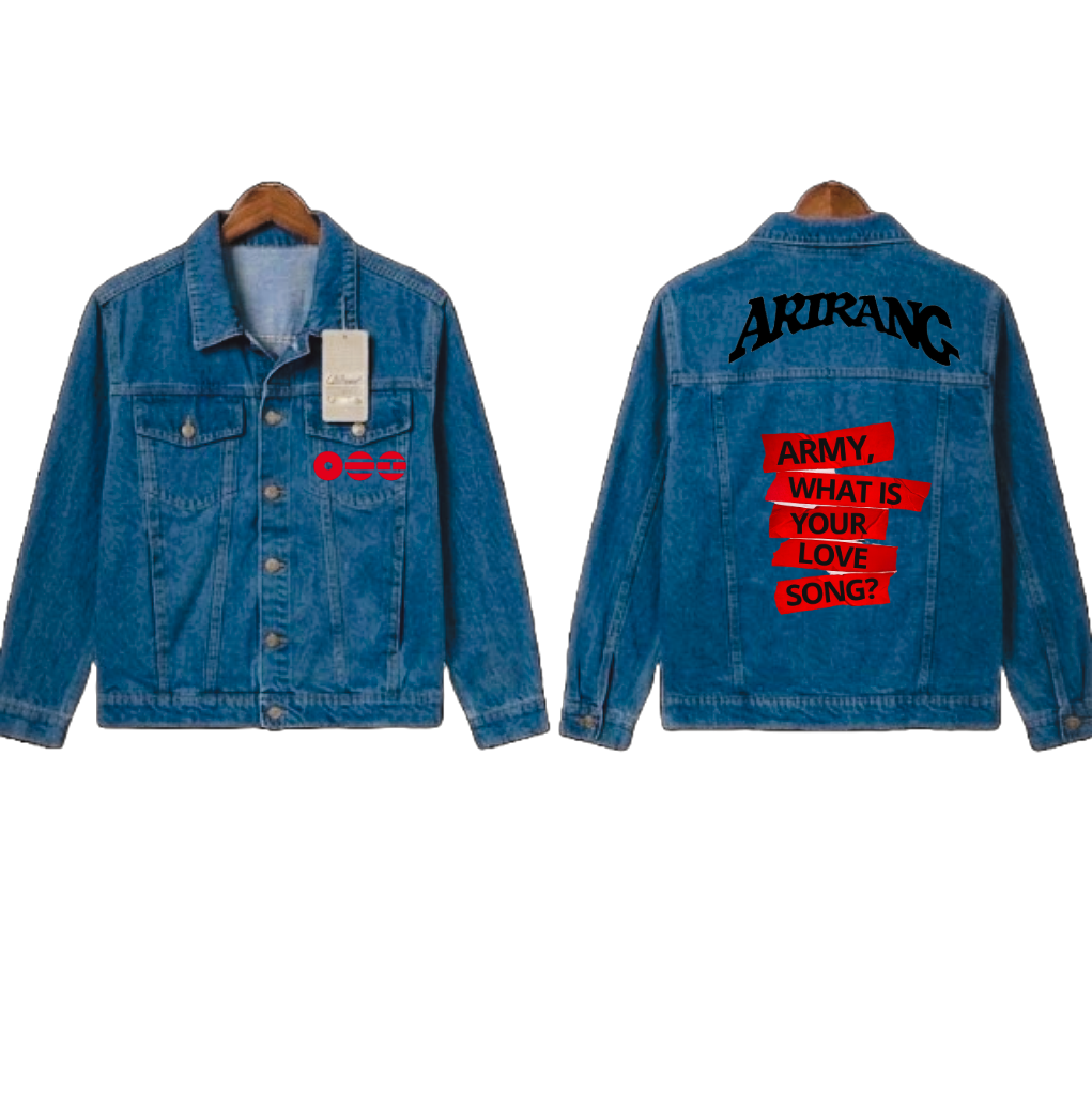 Chaqueta Denim "What Is Your Love Song?: BTS Edition" Fanmade