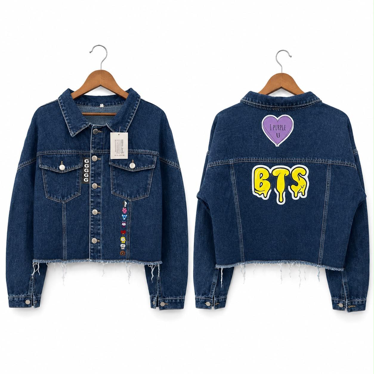 Chaqueta de Jeans inspirada en BTS BUTTER