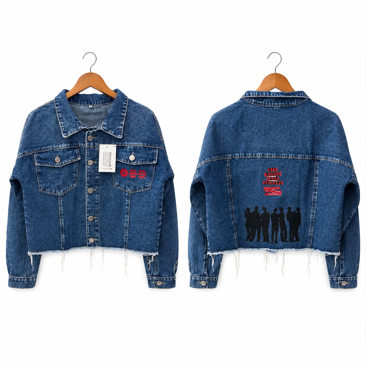 Chaqueta Denim "World Tour Arirang: BTS Edition" Fanmade
