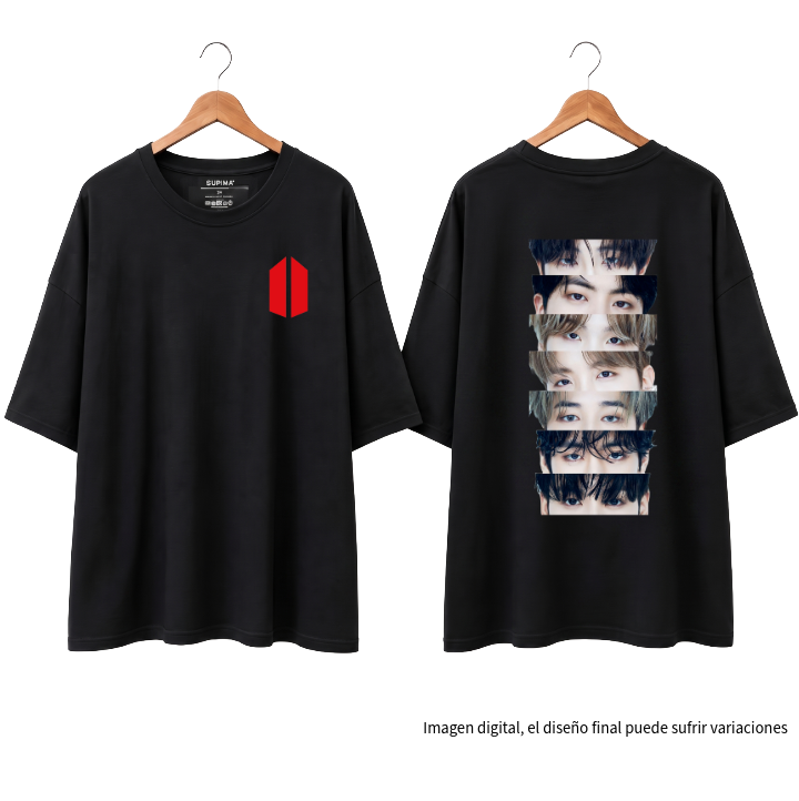 Remera Oversize "Seven Eyes: BTS Edition" Fanmade