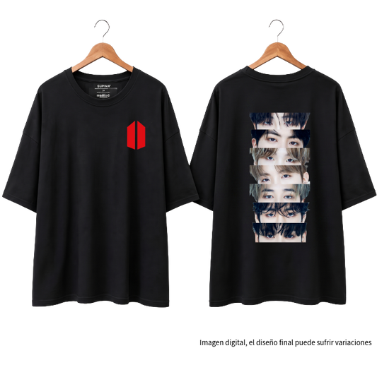 Remera Oversize "Seven Eyes: BTS Edition" Fanmade