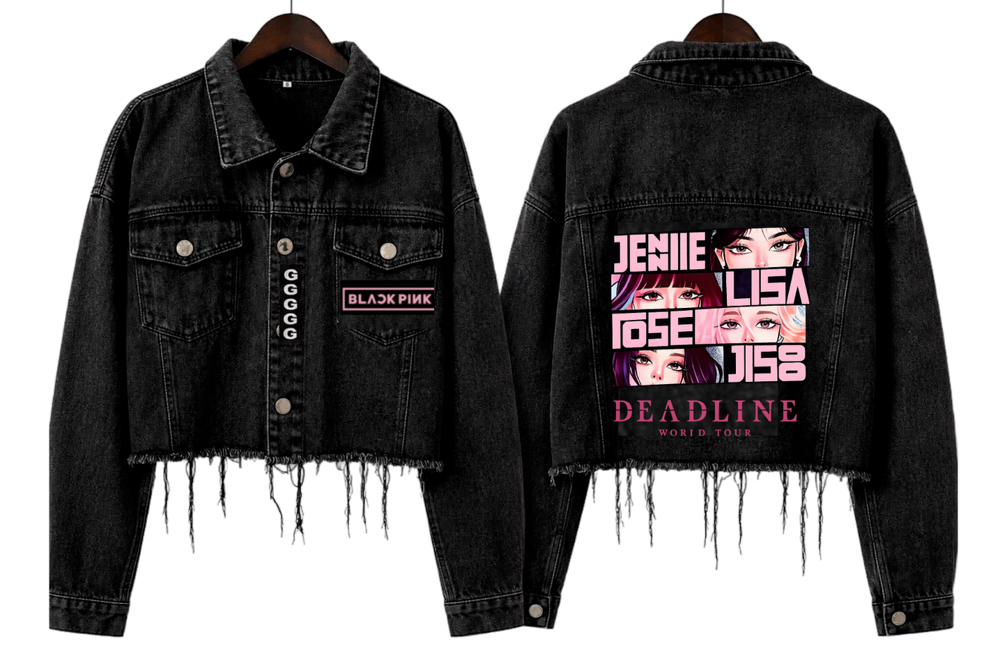 Chaqueta Denim "Deadline World Tour" – Edición Blackpink Fanmade