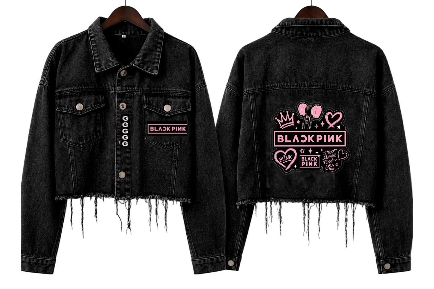 Chaquetas de jeans inspiradas en Blackpink Blink 4