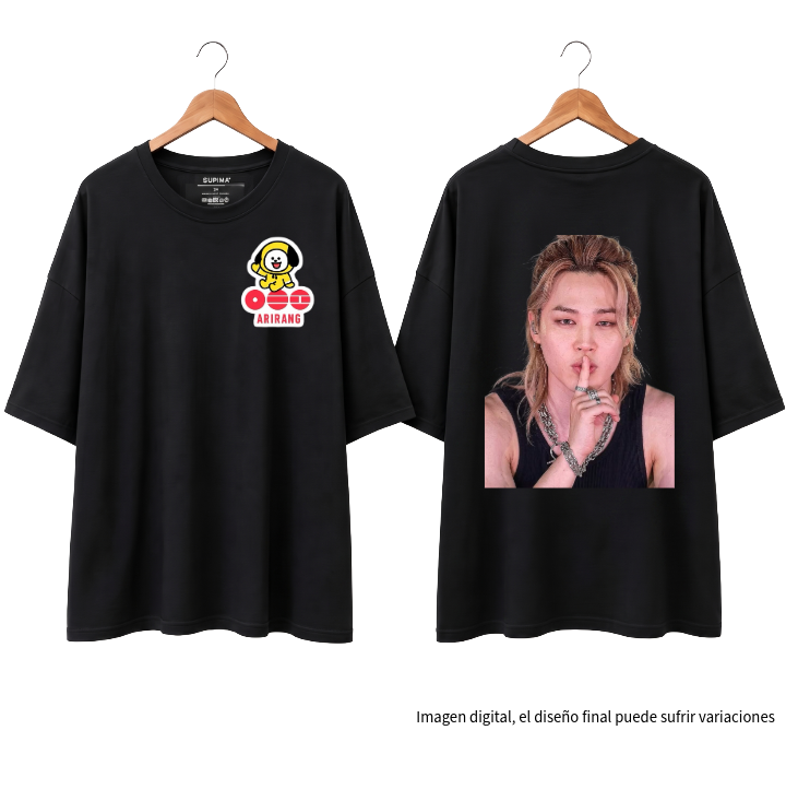 Remera Oversize "Chimmy Arirang: Jimin Edition" Fanmade