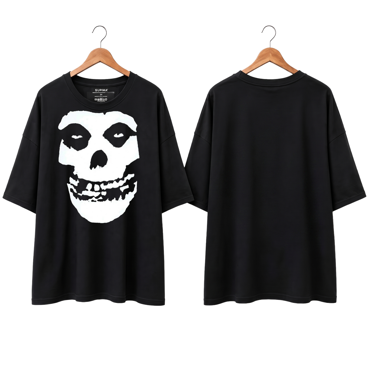 Remera Oversize "Misfits Skull: Agust D Edition" Fanmade