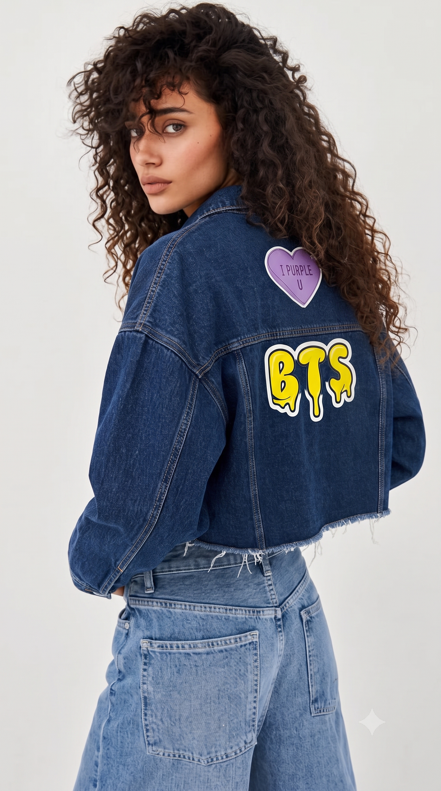 Chaqueta de Jeans inspirada en BTS BUTTER
