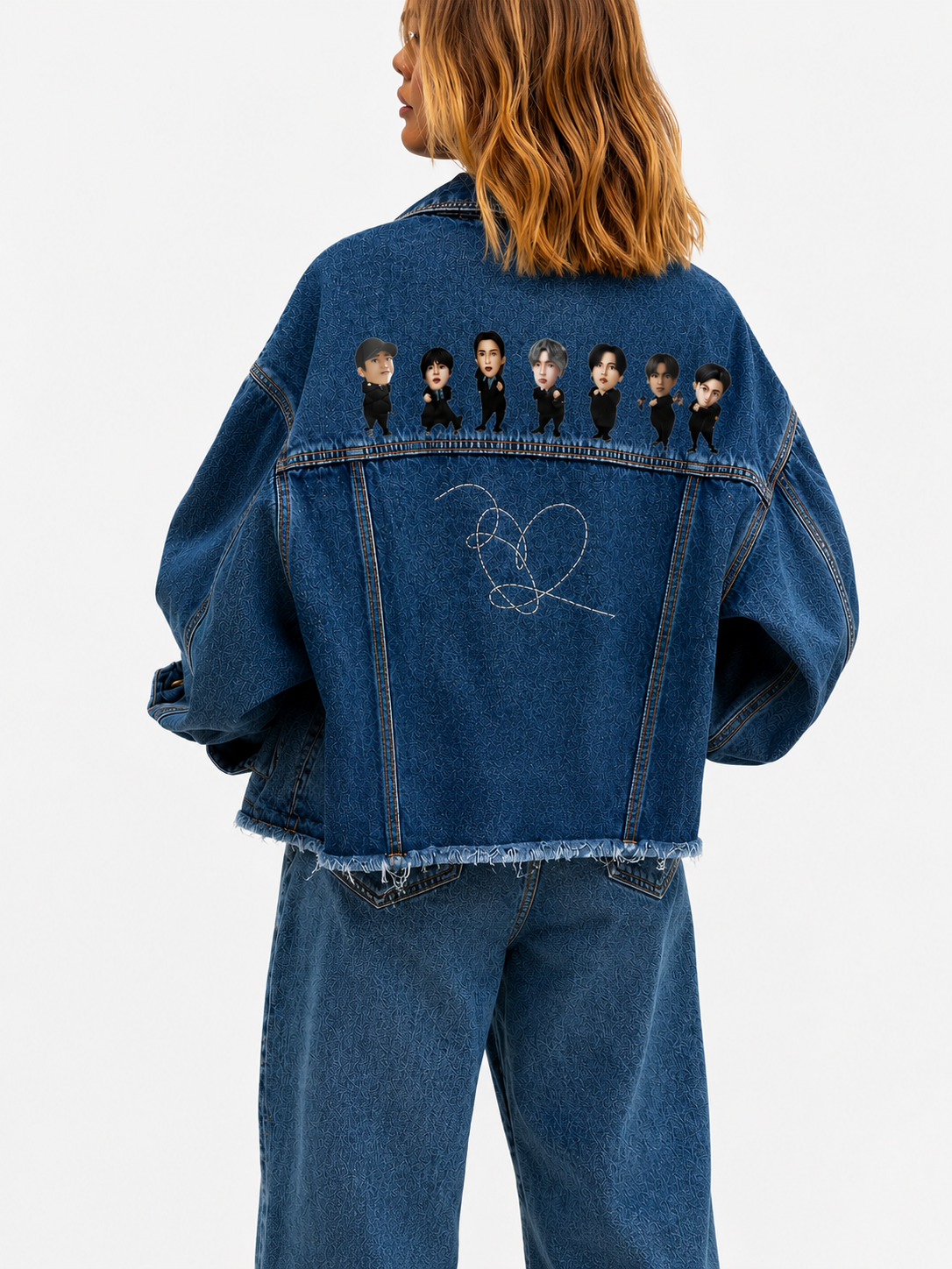 Chaqueta de Jeans inspirada en BTS